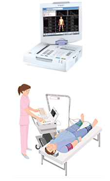 動脈硬化度検査（血圧脈波検査）